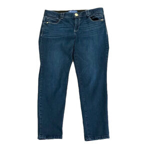 DEMOCRACY Ab Solution Jeans, Size 12, Blue Denim.